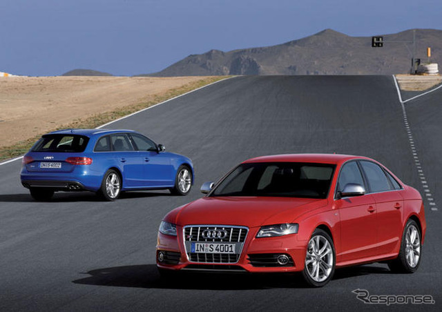 【パリモーターショー08】アウディ A4 シリーズに最強モデル S4 追加