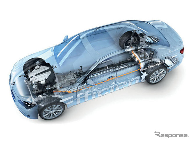 【パリモーターショー08】BMW 7シリーズ 新型にハイブリッドコンセプト出現