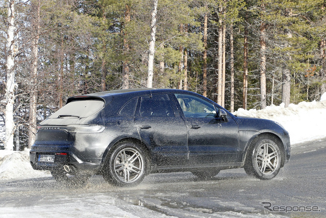 ポルシェ マカン 改良新型 プロトタイプ (スクープ写真)