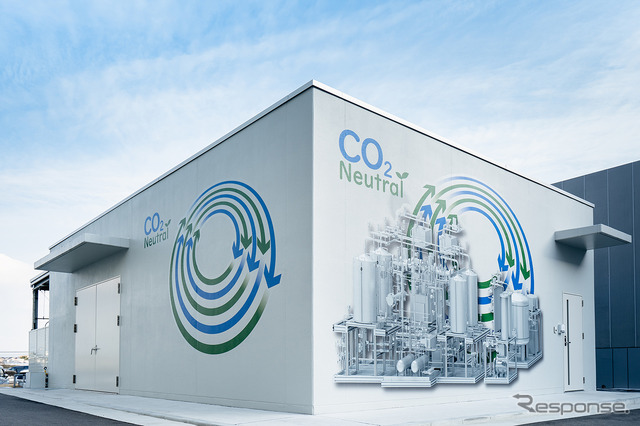 CO2循環プラントの外観