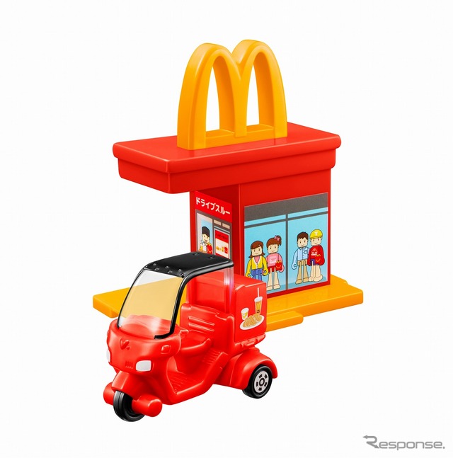 マクドナルド レストラン&マクドナルド デリバリーバイク (c) TOMY