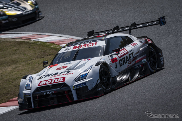 GT500クラスGT-R勢予選トップ（10位）の#3 CRAFTSPORTS MOTUL GT-R（平手晃平／千代勝正）