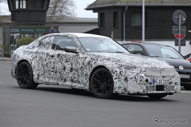 BMW M2クーペ 次期型プロトタイプ(スクープ写真)