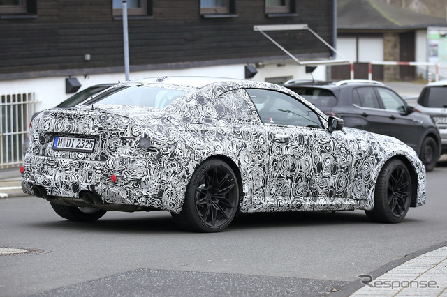 BMW M2クーペ 次期型プロトタイプ(スクープ写真)