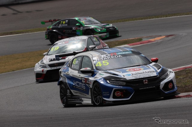 #45 竹田直人選手(ホンダ シビック TCR)