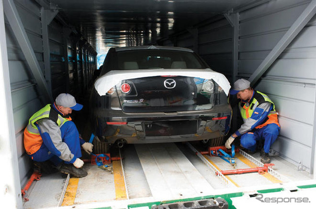 マツダ、完成車輸送にシベリア鉄道を利用