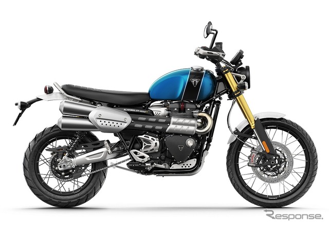 トライアンフ スクランブラー1200 XE(コバルトブルー/ジェットブラック)