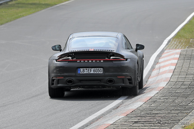 ポルシェ 911 オールラウンドモデル(仮)プロトタイプ(スクープ写真)