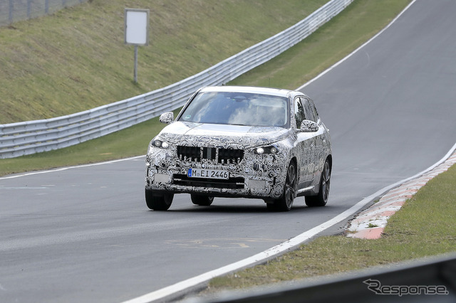 BMW X1 次期型プロトタイプ（スクープ写真）