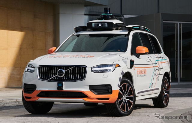 DiDiの自動運転テスト車両(ボルボ XC90 ベース)