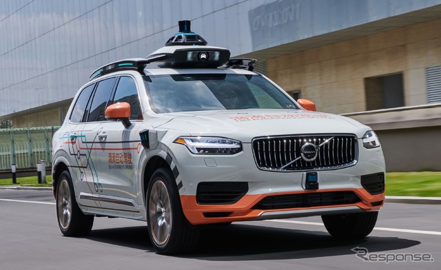 DiDiの自動運転テスト車両(ボルボ XC90 ベース)