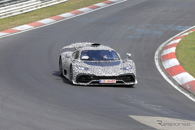 メルセデス AMG One プロトタイプ（スクープ写真）