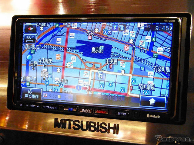 【三菱電機カーナビ08秋モデル】HMIデザインを統一