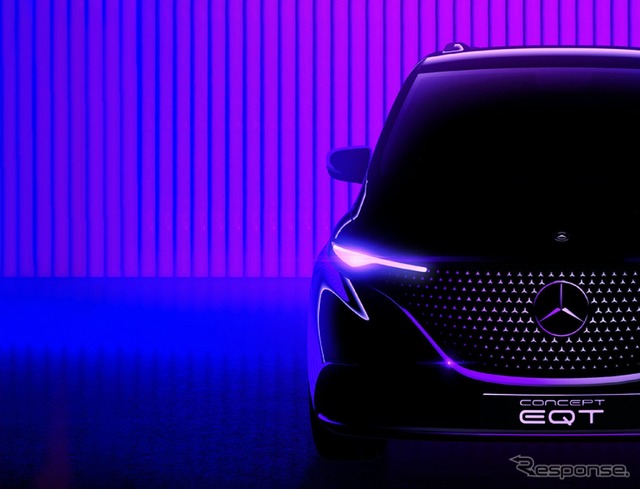 メルセデスベンツ・コンセプト EQTのティザーイメージ