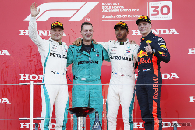 2018年F1日本GPの模様（鈴鹿）