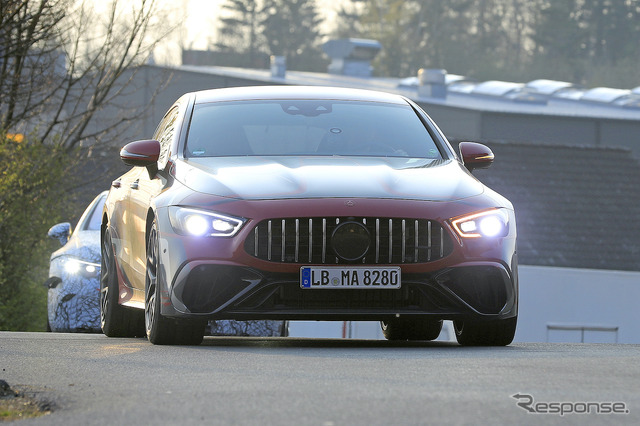 メルセデス AMG GT 73e 4ドア プロトタイプ（スクープ写真）