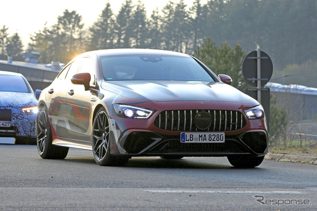 メルセデス AMG GT 73e 4ドア プロトタイプ(スクープ写真)