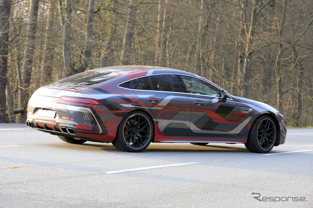 メルセデス AMG GT 73e 4ドア プロトタイプ(スクープ写真)
