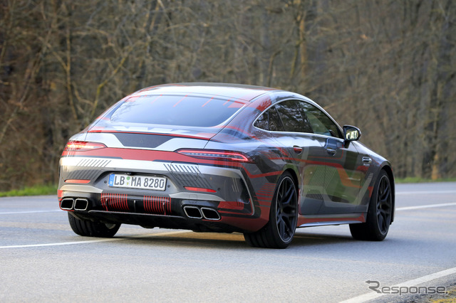 メルセデス AMG GT 73e 4ドア プロトタイプ(スクープ写真)