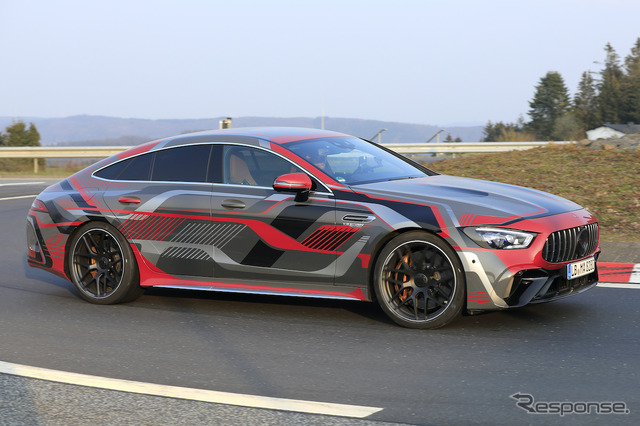 メルセデス AMG GT 73e 4ドア プロトタイプ(スクープ写真)