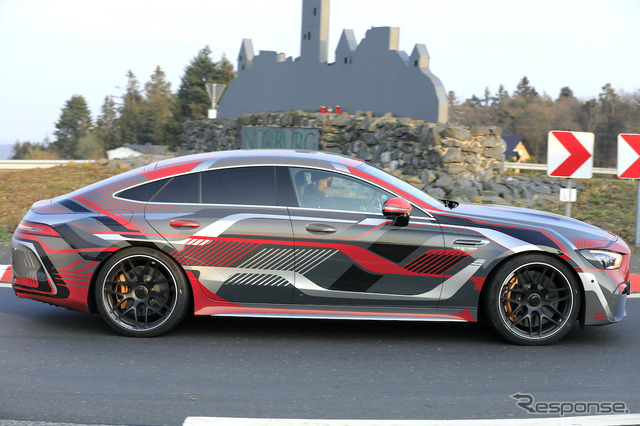 メルセデス AMG GT 73e 4ドア プロトタイプ(スクープ写真)