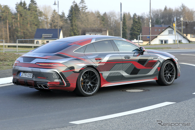 メルセデス AMG GT 73e 4ドア プロトタイプ(スクープ写真)