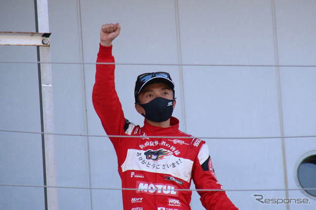 優勝した野尻智紀