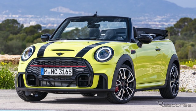 MINI コンバーチブル「ジョンクーパーワークス(JCW)」改良新型