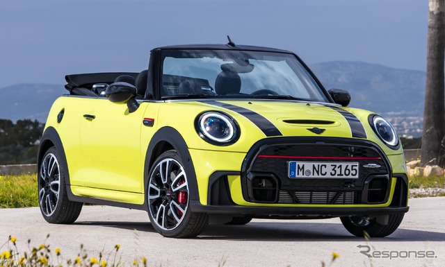 MINI コンバーチブル「ジョンクーパーワークス(JCW)」改良新型