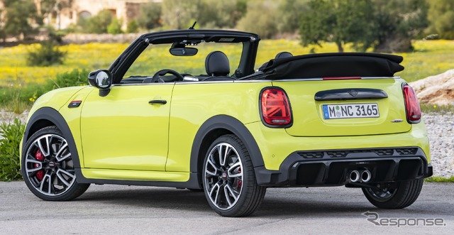 MINI コンバーチブル「ジョンクーパーワークス(JCW)」改良新型