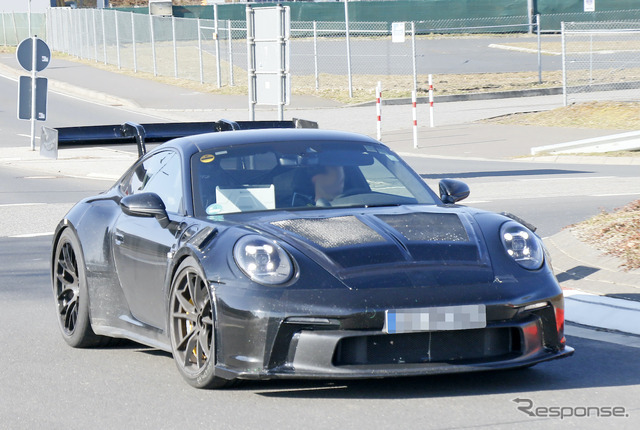 ポルシェ 911 GT3 RS 新型プロトタイプ(スクープ写真)