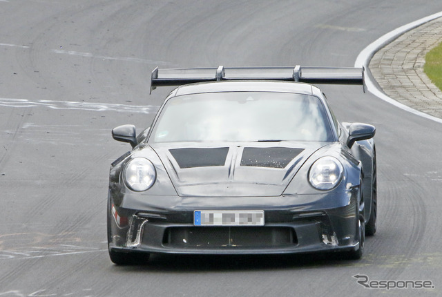 ポルシェ 911 GT3 RS 新型プロトタイプ(スクープ写真)