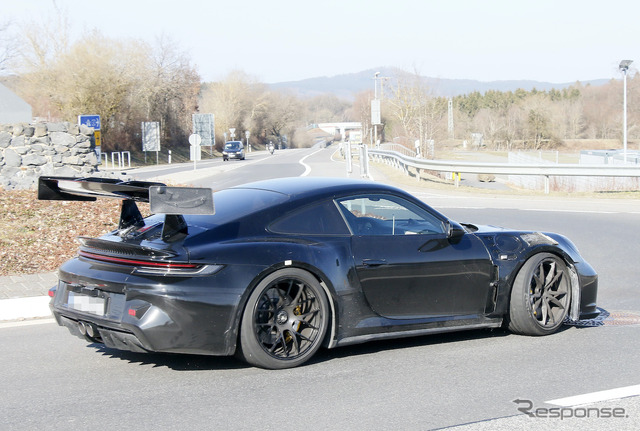 ポルシェ 911 GT3 RS 新型プロトタイプ(スクープ写真)