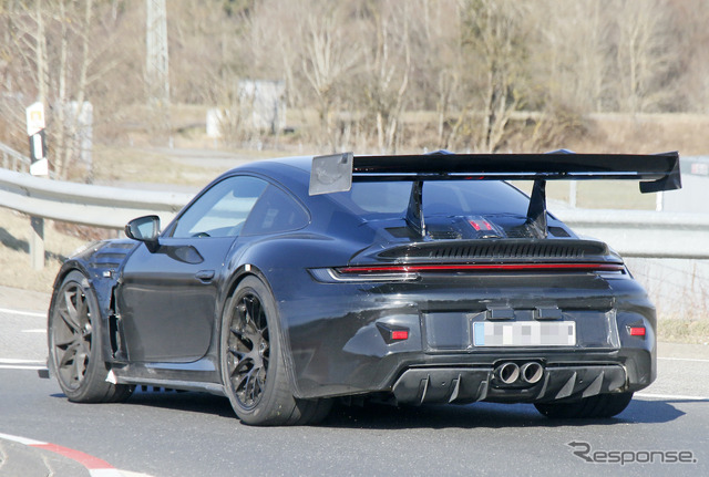 ポルシェ 911 GT3 RS 新型プロトタイプ(スクープ写真)