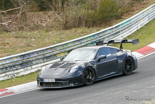 ポルシェ 911 GT3 RS 新型プロトタイプ（スクープ写真）