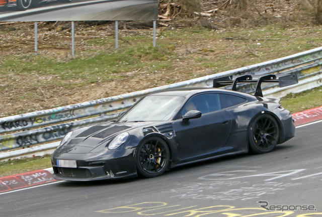 ポルシェ 911 GT3 RS 新型プロトタイプ（スクープ写真）