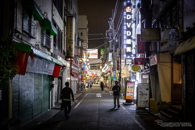 東京・新橋（4月25日）