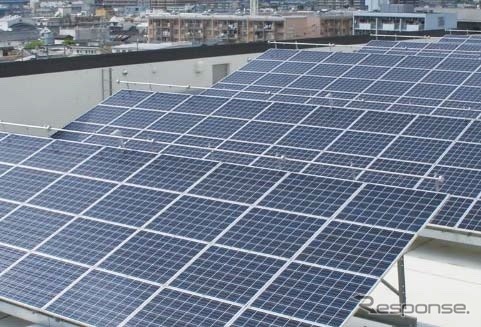 郵便局の屋上に太陽光発電設備を整備(イメージ)