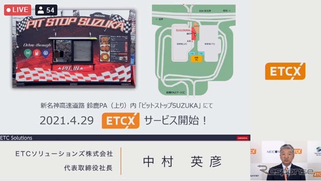 新名神高速道路 鈴鹿PA(上り)内「ピットストップSUZUKA」で4/29より利用が可能