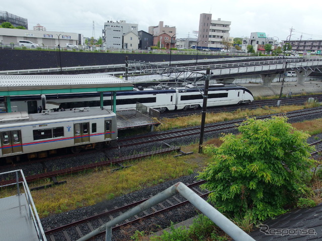 京成線ミステリーツアー：ちはら台駅横の京成事業用地から