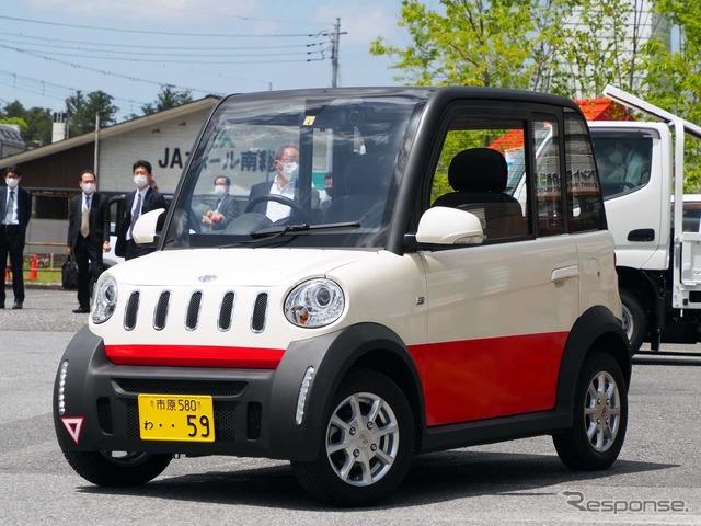 オートシェアに使われる超小型EV“ジャイアン”