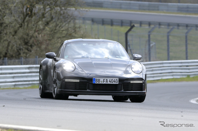 ポルシェ 911 スポーツクラシック プロトタイプ（スクープ写真）