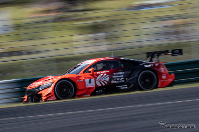 GT500クラス予選2位の#8 ARTA NSX-GT(野尻智紀/福住仁嶺)
