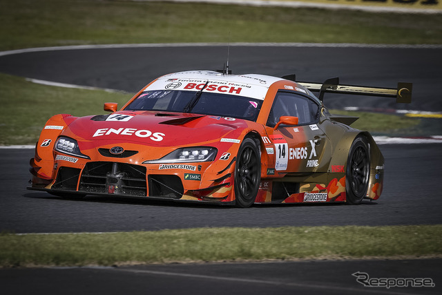 GT500クラス2位の#14 ENEOS X PRIME GR Supra(大嶋和也/山下健太)