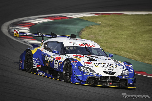 GT500クラス3位の#37 KeePer TOM'S GR Supra(平川亮/阪口晴南)