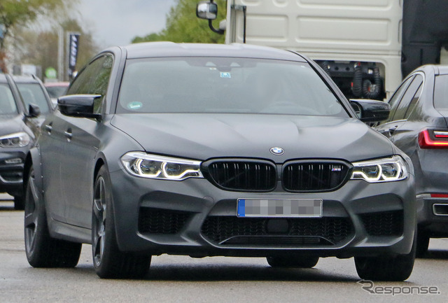BMW M5 謎のプロトタイプ車両(スクープ写真)