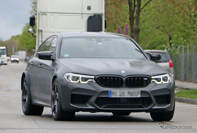 BMW M5 謎のプロトタイプ車両（スクープ写真）