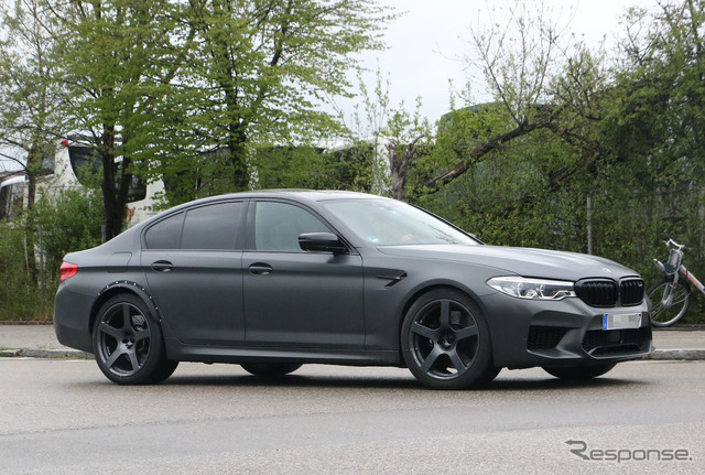 BMW M5 謎のプロトタイプ車両(スクープ写真)