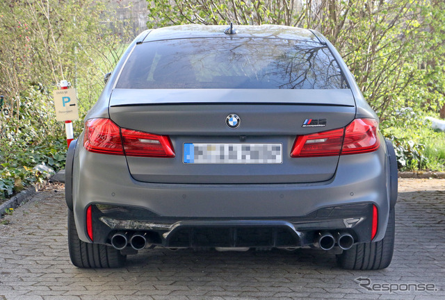 BMW M5 謎のプロトタイプ車両(スクープ写真)