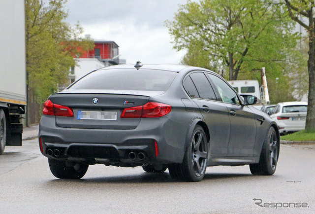 BMW M5 謎のプロトタイプ車両(スクープ写真)